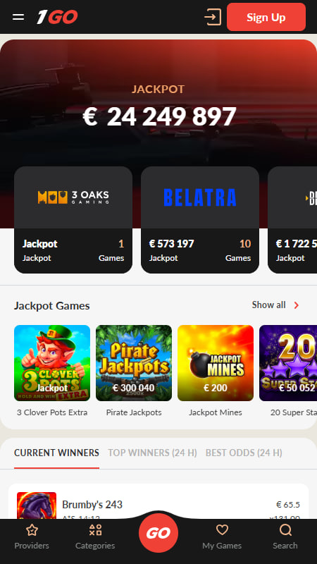 1Go iOS kazino programėlės Lietuvoje
