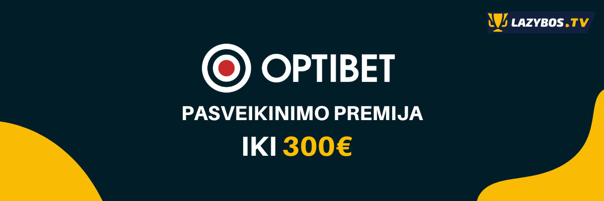Optibet pasveikinimo premija