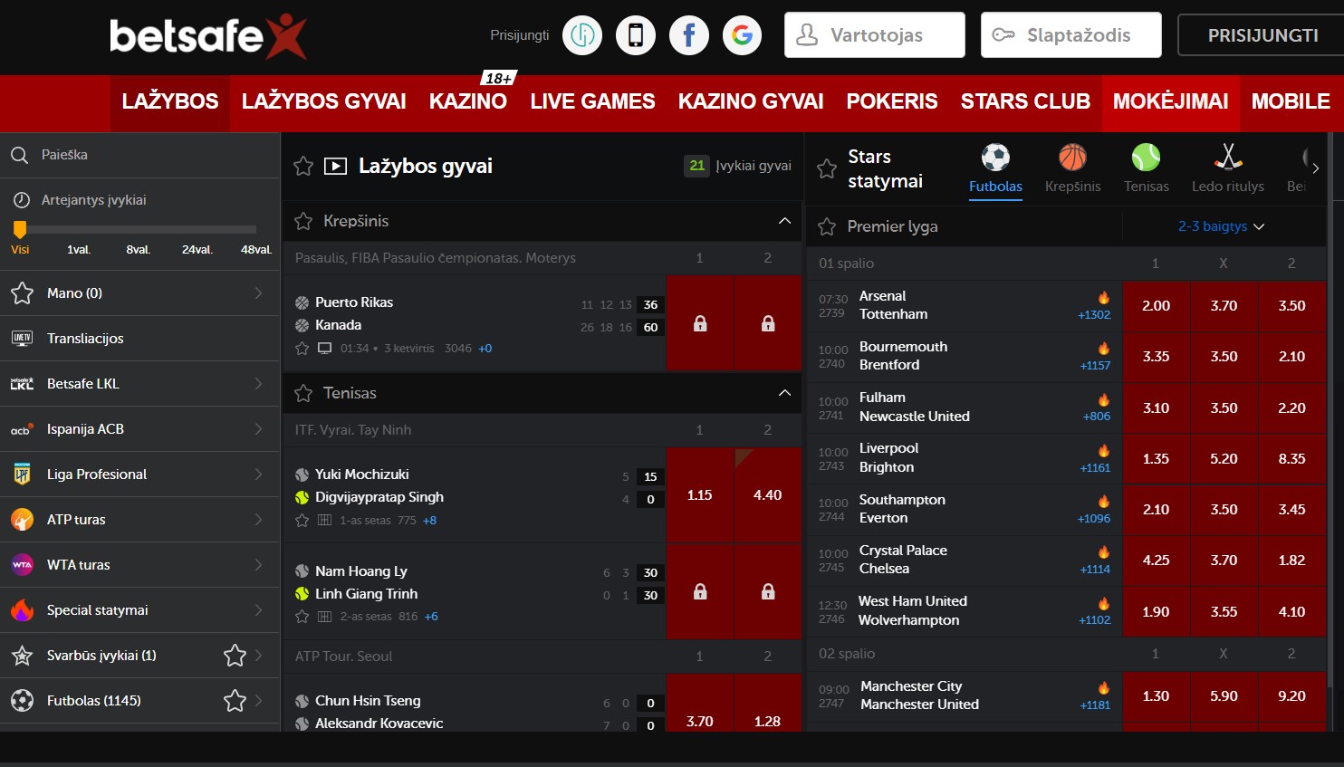 betsafe liet lazybos