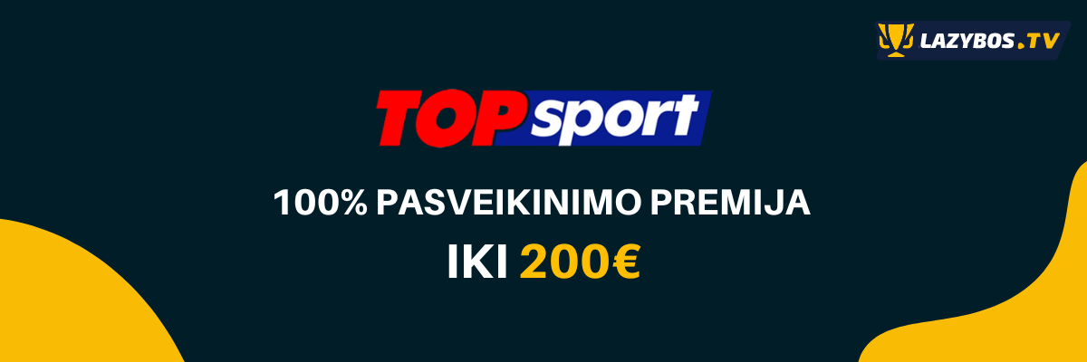 TOPsport registracijos premija