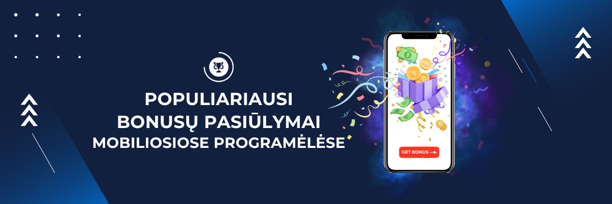 Popular Bonuses for mobile app in Lithuania, lazybos.tv