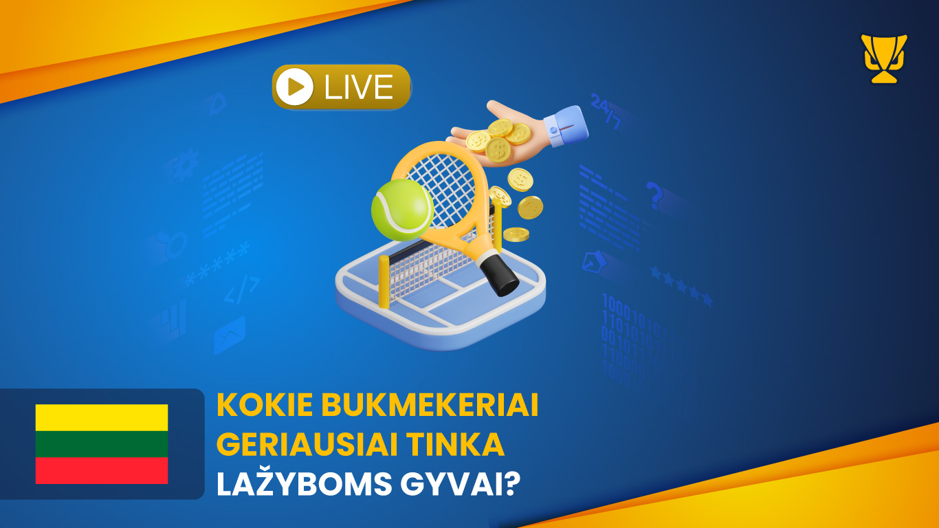 Lažybos internetu dėl teniso