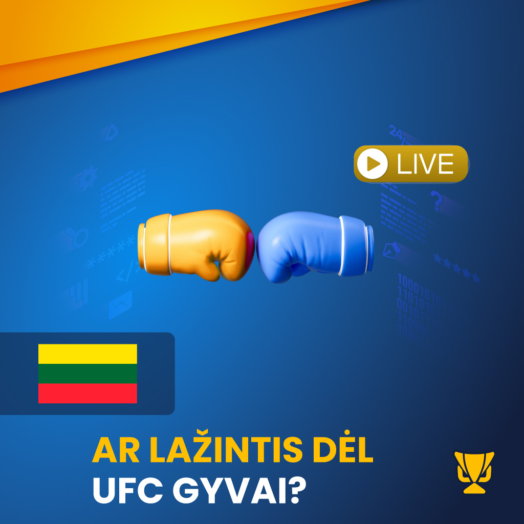 Ar lažintis dėl UFC gyvai?