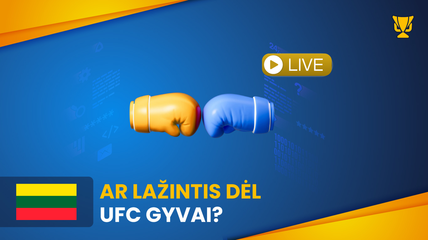 Ar lažintis dėl UFC gyvai?
