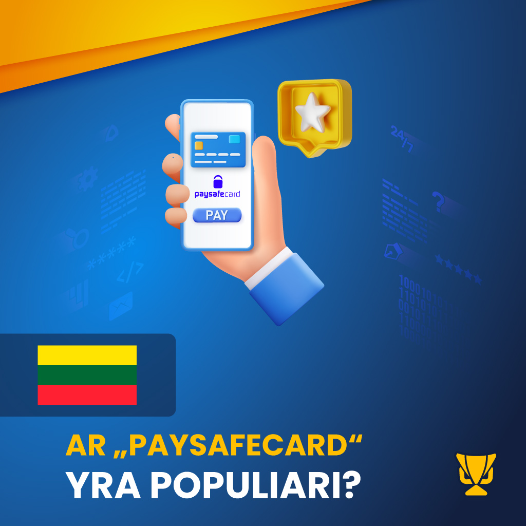 „Paysafecard“ saugiems internetiniams mokėjimams